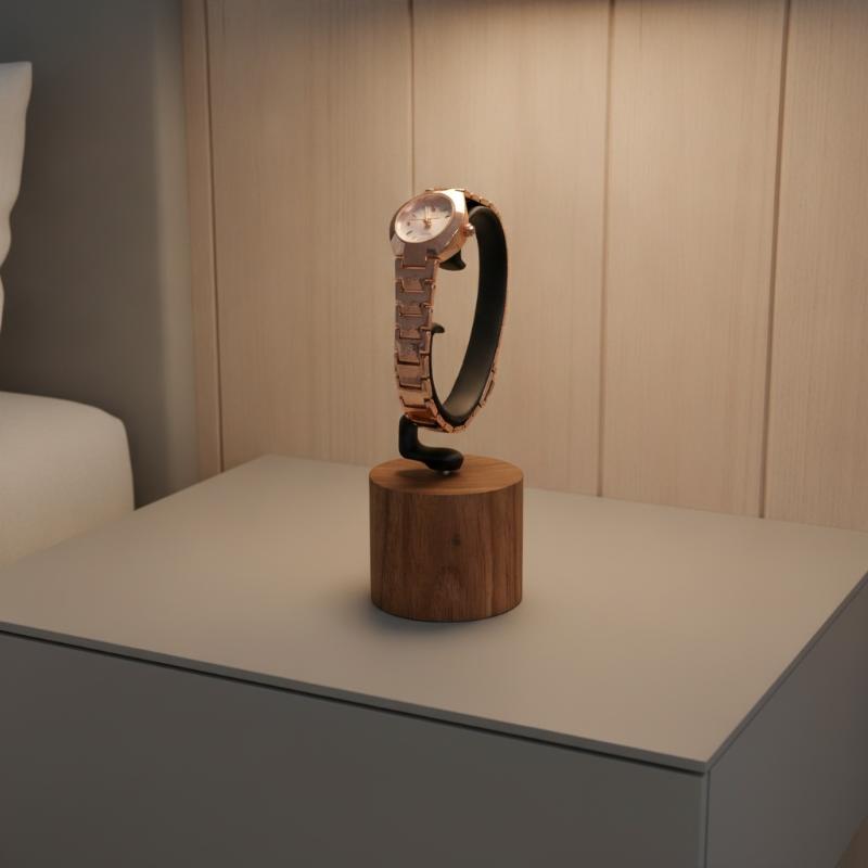 1PCS Wooden C-Shaped Watch Hol - đánh giá và giá Jewelry And Watches Inc