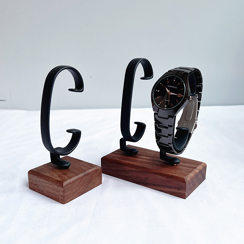 Wooden C‑Shaped Jewelry Displa - đánh giá và giá Jewelry For Watches