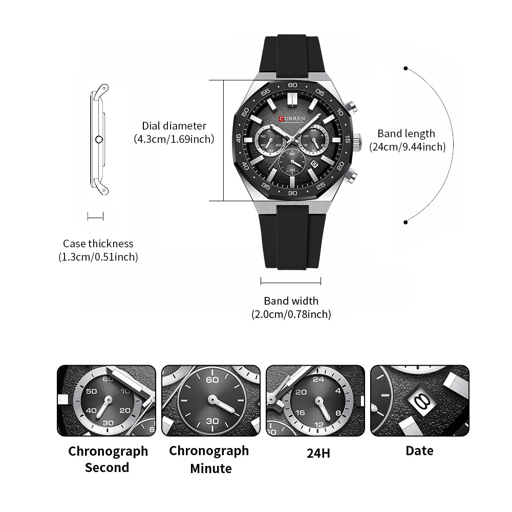 CURREN Fashion Casual Men Spor - đánh giá và giá Jewelry For Watches